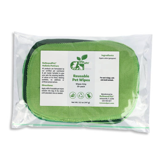 4 - ALL PETS REUSABLE PET WIPES *Wipes ONLY* - Pet Grooming - ReNewedPet