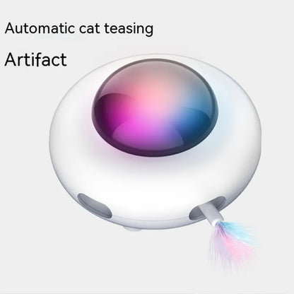 UFO Electric Cat Teaser Automatic Interactive Toy