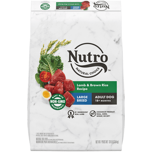 Nutro Natural Choice Large Breed Lamb & Brown Rice Dry Dog Food (30lb)