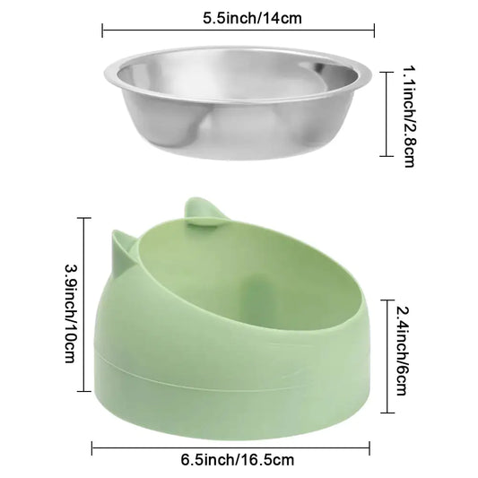 Pet Feeder Bowl & Water Dish - Ameraeon