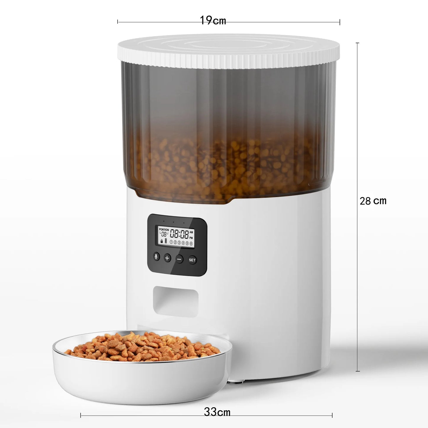 Royal Smart Automatic Pet Feeder Programmable Voice 👑