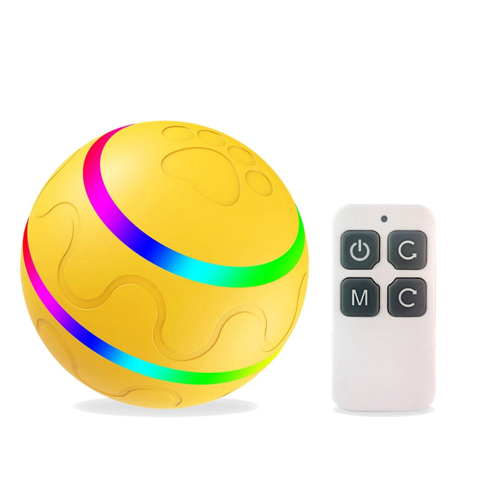 Purrfect Pet Kingdom Durable Chew Ball for Dogs with Remote Purrfect Pet Kingdom