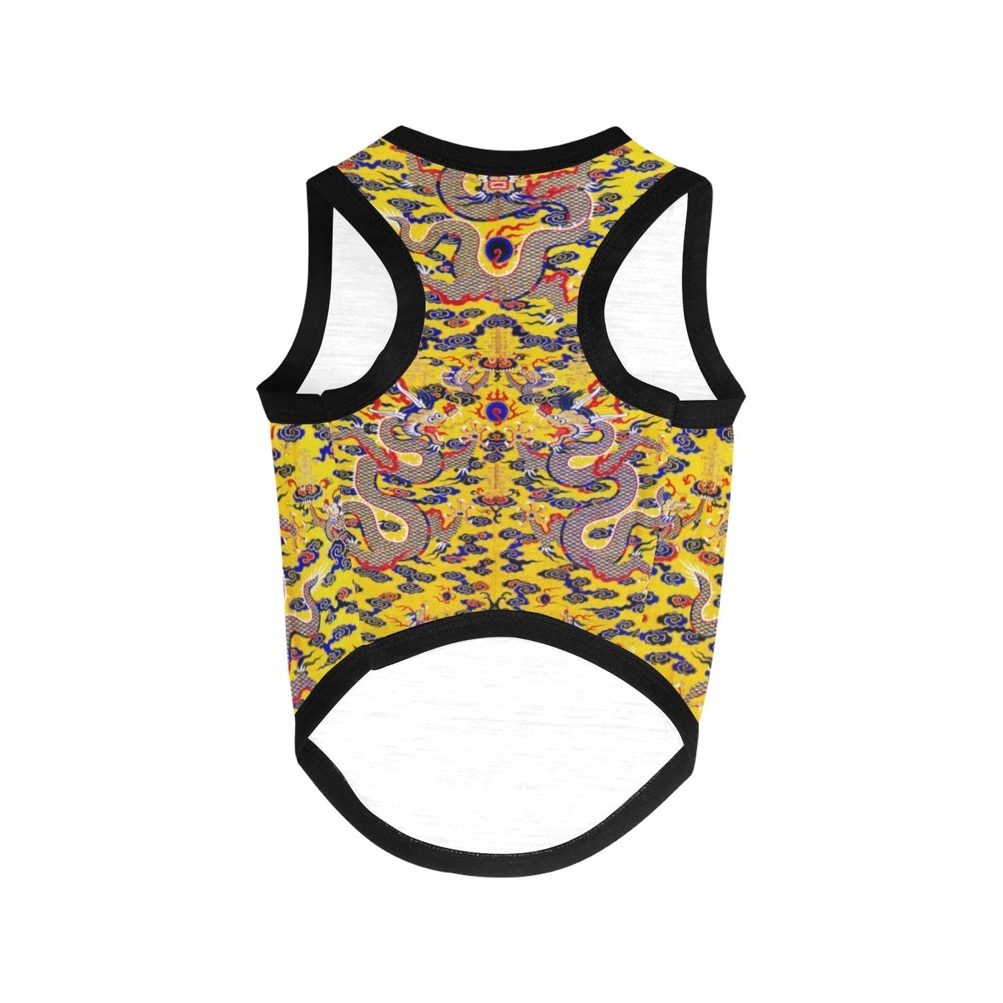 Pet Supply Yellow Imperial Dragon Tank Top for Daily Use - lifestyle product image for pet supply