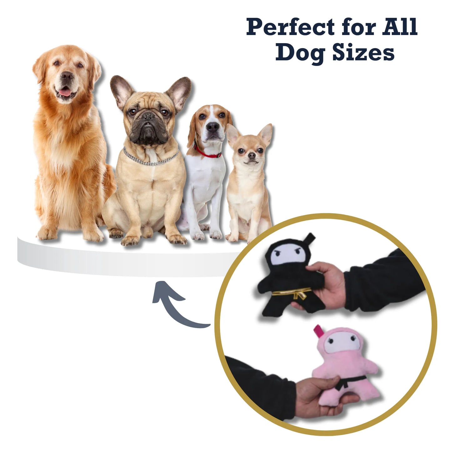 Yeti & Snowman Plush Dog Toy Gift Set by American Pet Supplies, featuring squeaker and crinkle, ideal for playful dogs.