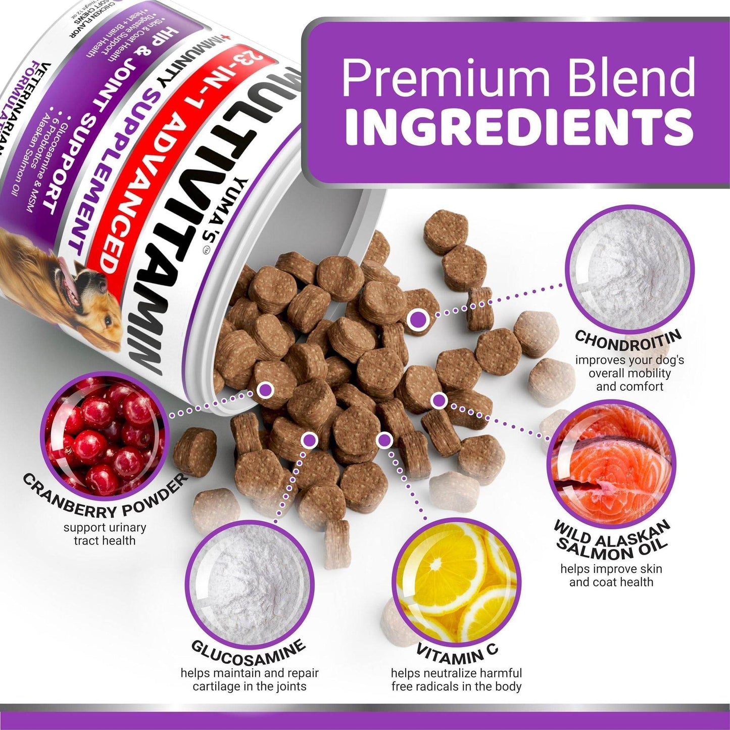 Purrfect Pet Kingdom Joint Support Supplements for Dogs Purrfect Pet Kingdom