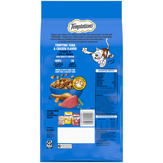 Temptations Tuna & Chicken Dry Cat Food - Dry Cat Food - The Family Pet